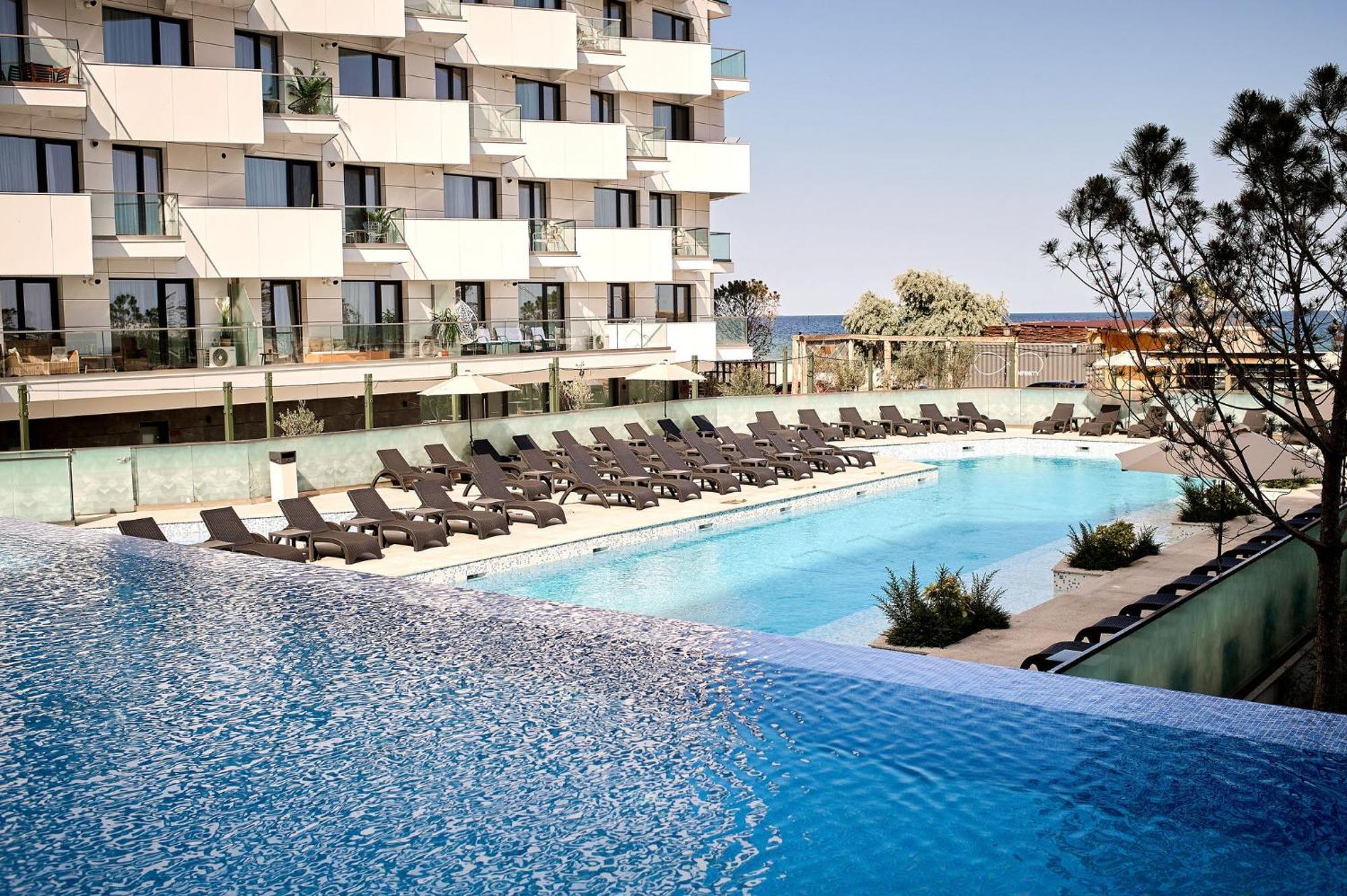 Newvision Apartment In Infinity Beach Resort - Parking Mamaia Dış mekan fotoğraf